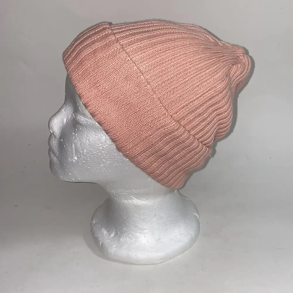 adidas pink beanie